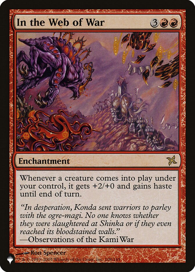 In the Web of War [The List] | Magic Magpie