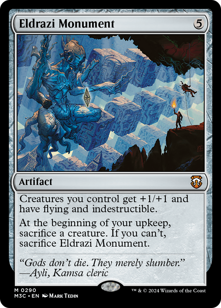 Eldrazi Monument (Ripple Foil) [Modern Horizons 3 Commander] | Magic Magpie