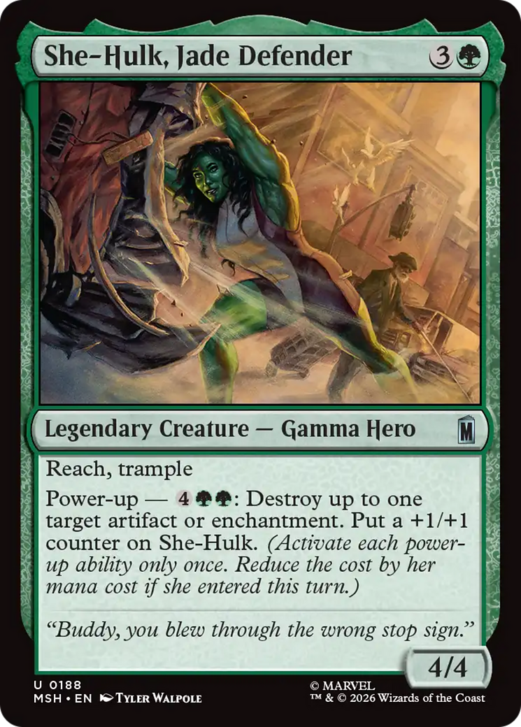 She-Hulk, Jade Defender [Marvel Super Heroes] | Magic Magpie