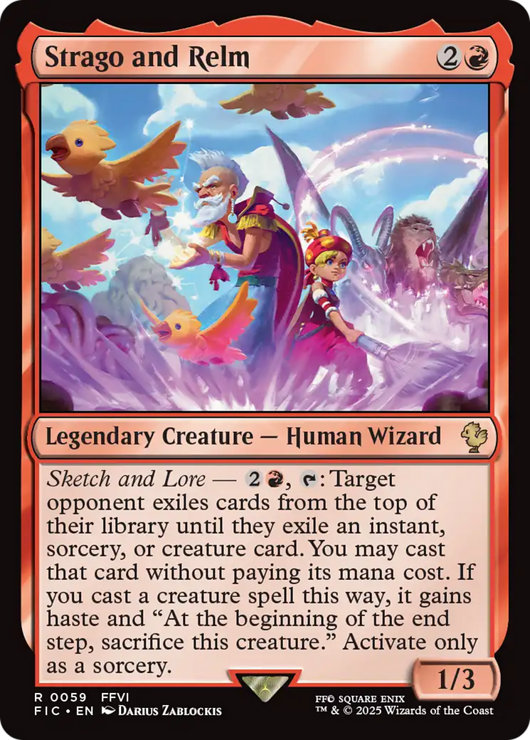 Strago and Relm [FINAL FANTASY Commander] | Magic Magpie