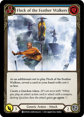 Flock of the Feather Walkers (Blue) [U-WTR184] (Welcome to Rathe Unlimited)  Unlimited Rainbow Foil | Magic Magpie