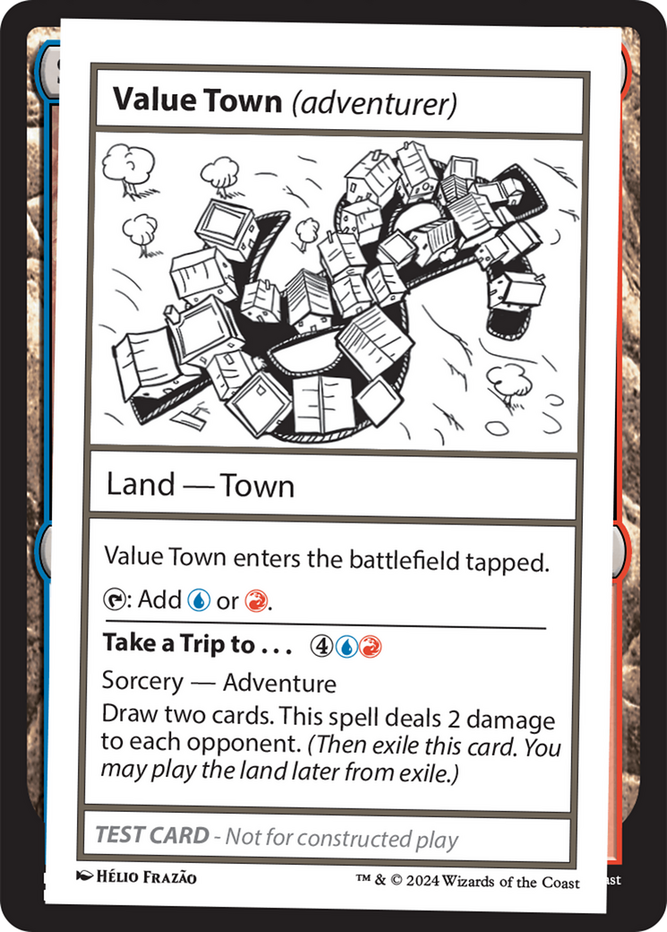 Value Town (adventurer) [Mystery Booster 2 Playtest Cards] | Magic Magpie