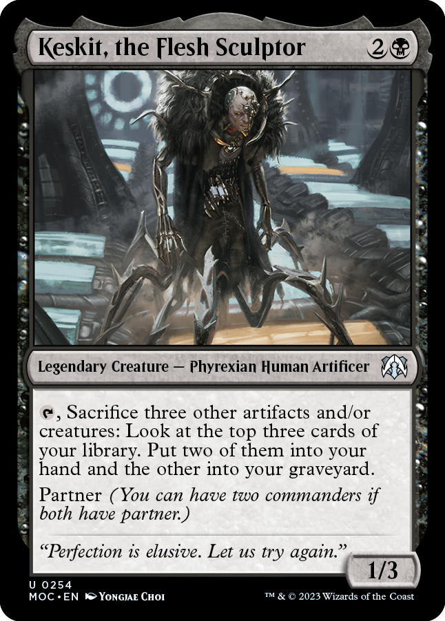 Keskit, the Flesh Sculptor [March of the Machine Commander] | Magic Magpie