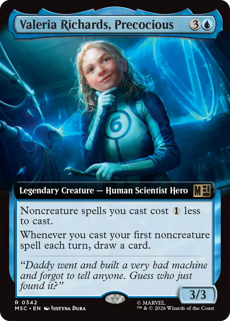 Valeria Richards, Precocious (Extended Art) [Marvel Super Heroes Commander] | Magic Magpie