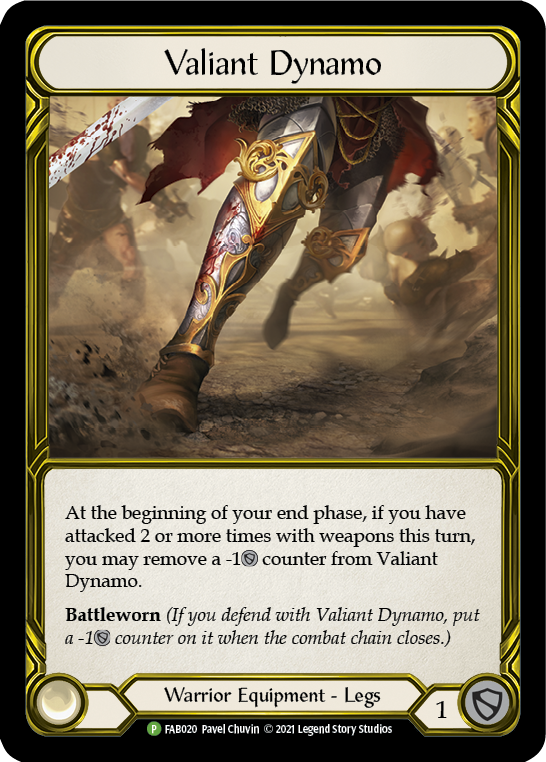 Valiant Dynamo (Golden) [FAB020] (Promo)  Cold Foil | Magic Magpie