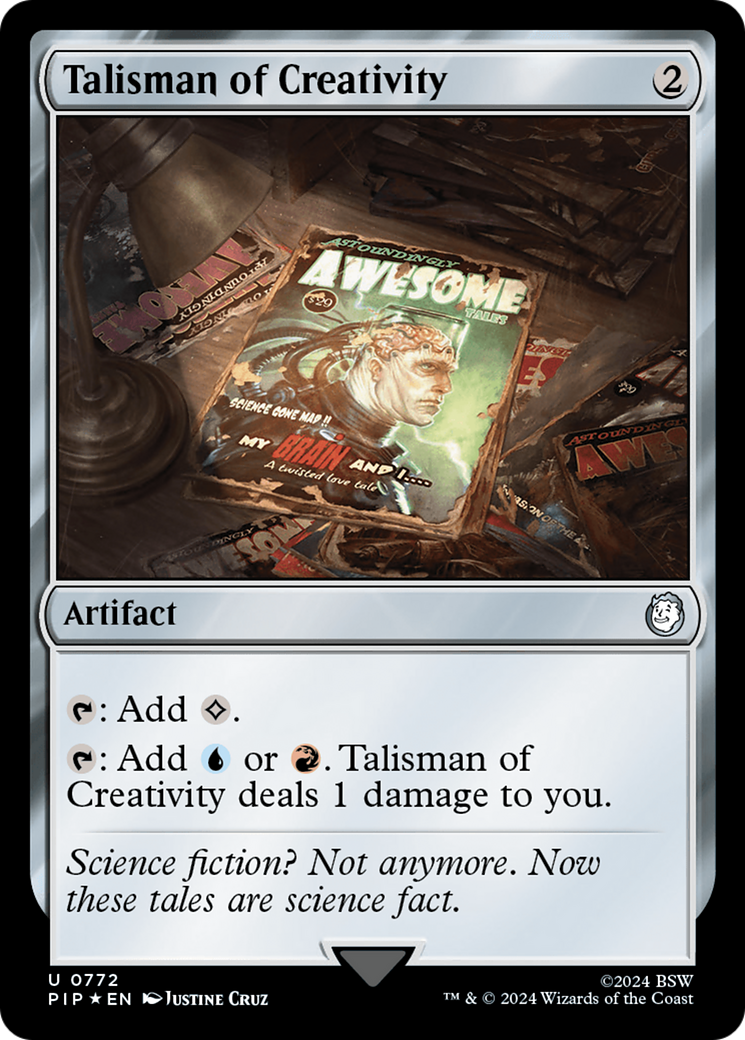 Talisman of Creativity (Surge Foil) [Fallout] | Magic Magpie