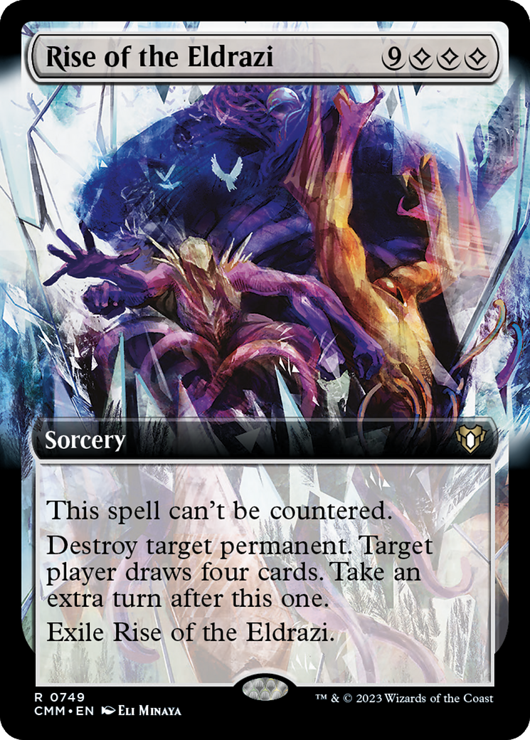 Rise of the Eldrazi (Extended Art) [Commander Masters] | Magic Magpie