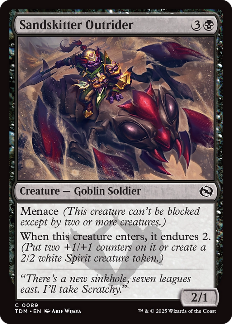 Sandskitter Outrider [Tarkir: Dragonstorm] | Magic Magpie