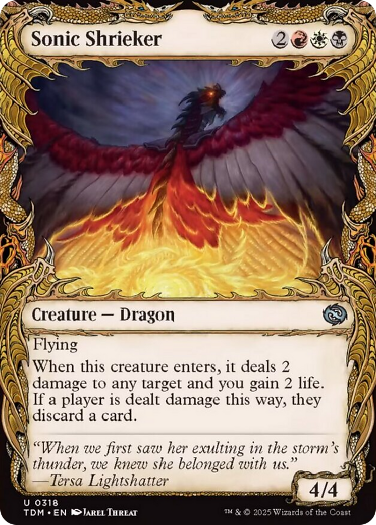 Sonic Shrieker (Showcase) [Tarkir: Dragonstorm] | Magic Magpie