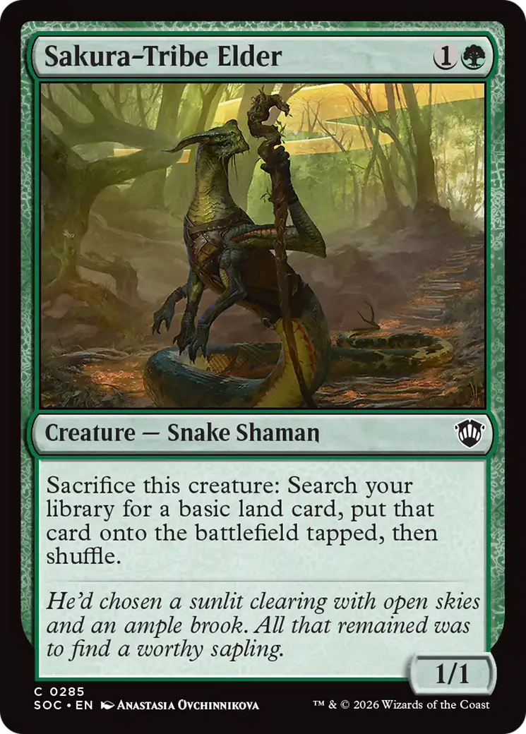 Sakura-Tribe Elder [Secrets of Strixhaven Commander] | Magic Magpie