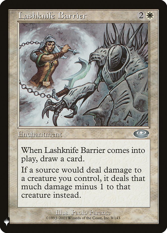 Lashknife Barrier [Mystery Booster] | Magic Magpie