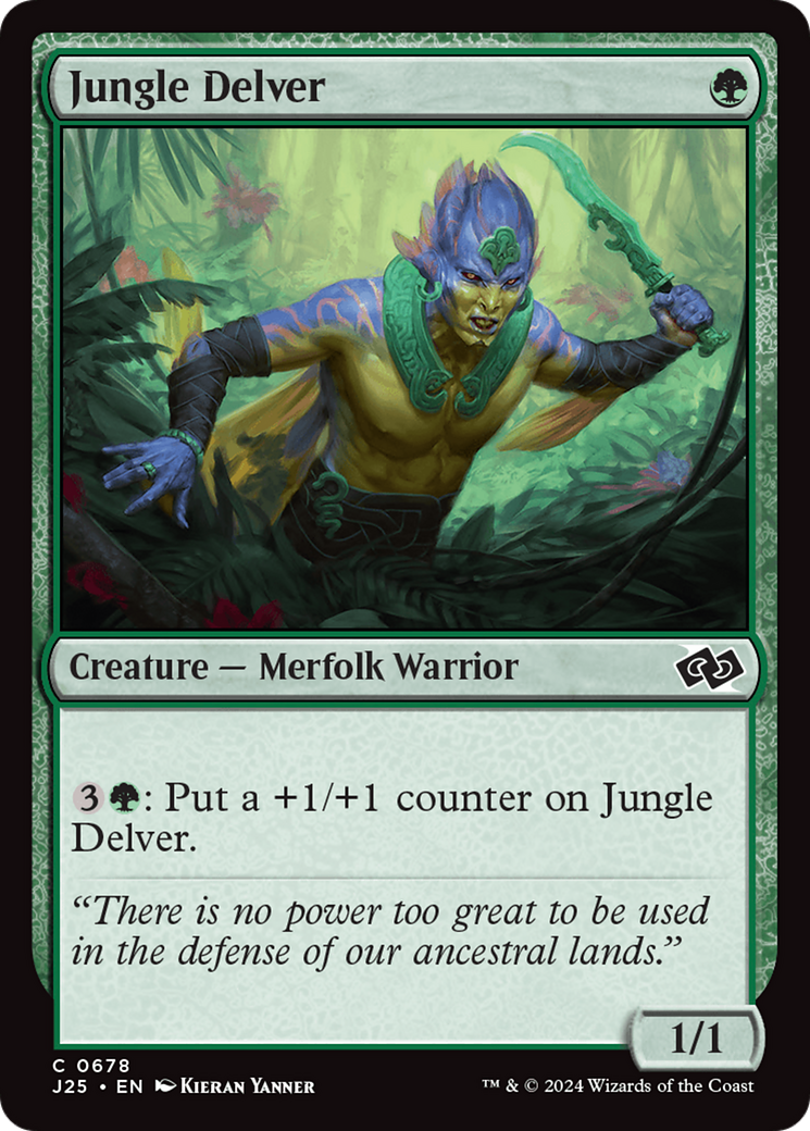 Jungle Delver [Foundations Jumpstart] | Magic Magpie