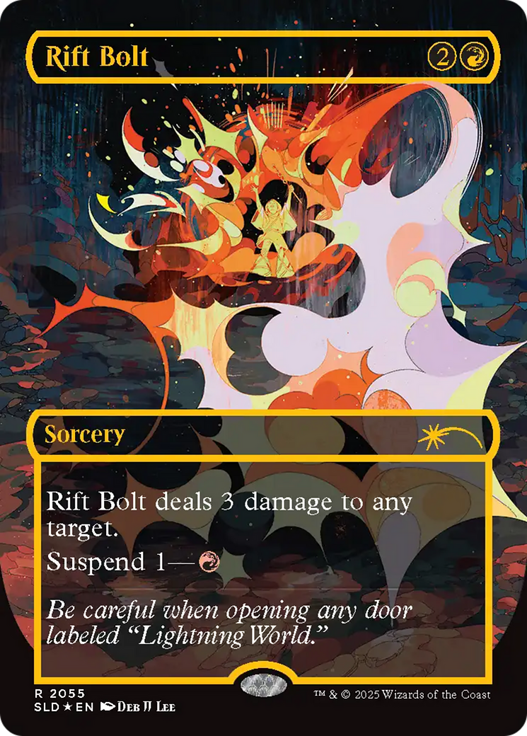 Rift Bolt (2055) (Raised Foil) [Secret Lair Drop Series] | Magic Magpie