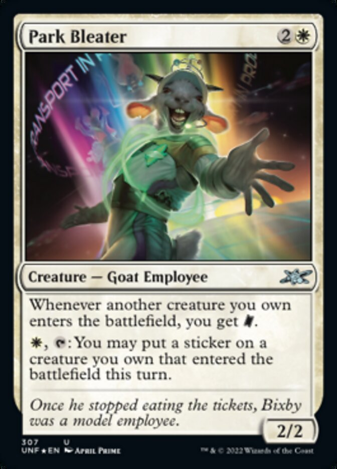Park Bleater (Galaxy Foil) [Unfinity] | Magic Magpie
