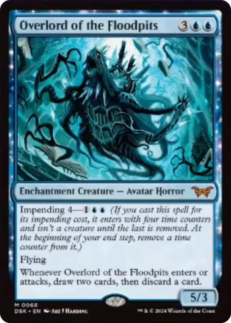 Overlord of the Floodpits [Duskmourn: House of Horror] | Magic Magpie