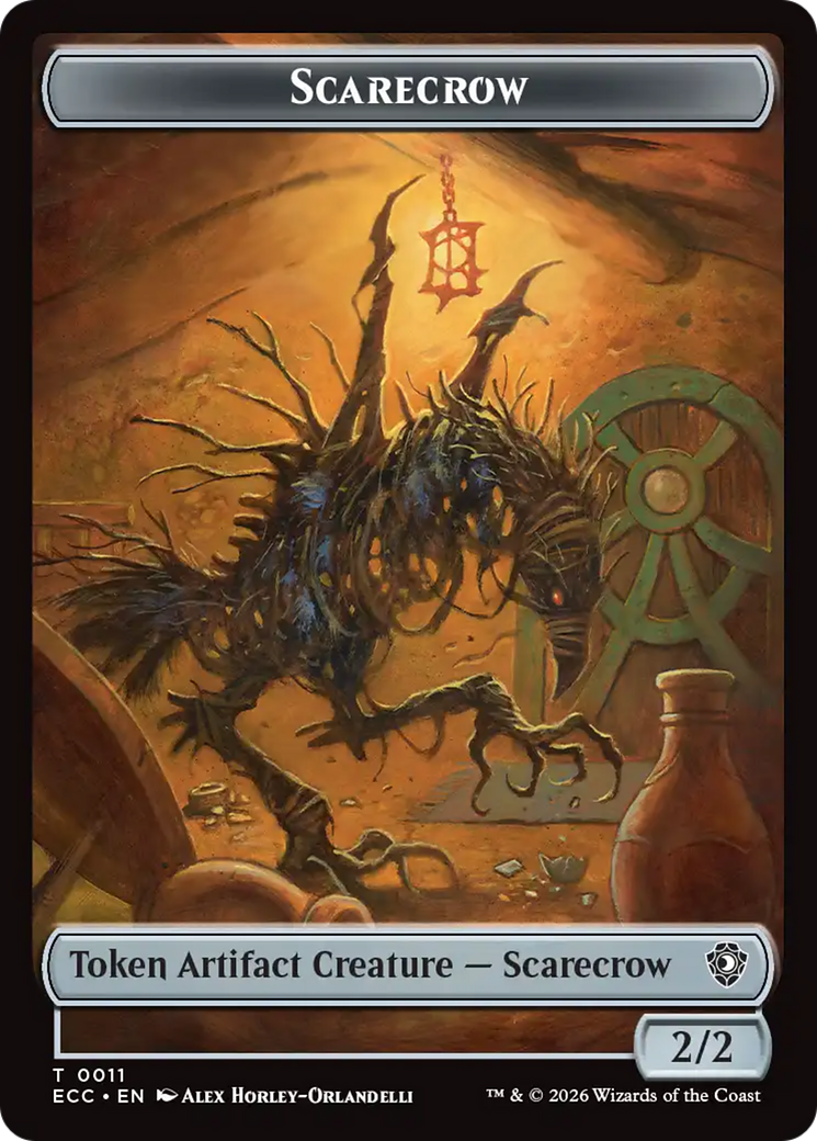 Copy // Scarecrow Double-Sided Token [Lorwyn Eclipsed Tokens] | Magic Magpie