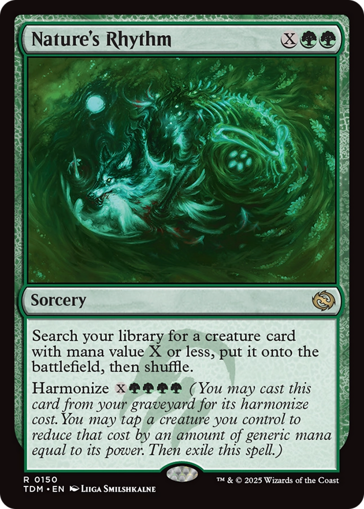 Nature's Rhythm [Tarkir: Dragonstorm] | Magic Magpie