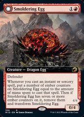 Smoldering Egg // Ashmouth Dragon (Extended Art) [Innistrad: Midnight Hunt] | Magic Magpie
