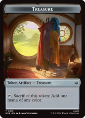 Human Soldier // Treasure (0013) Double-Sided Token [The Hobbit Tokens] | Magic Magpie