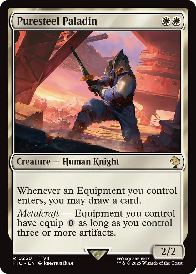 Puresteel Paladin [FINAL FANTASY Commander] | Magic Magpie