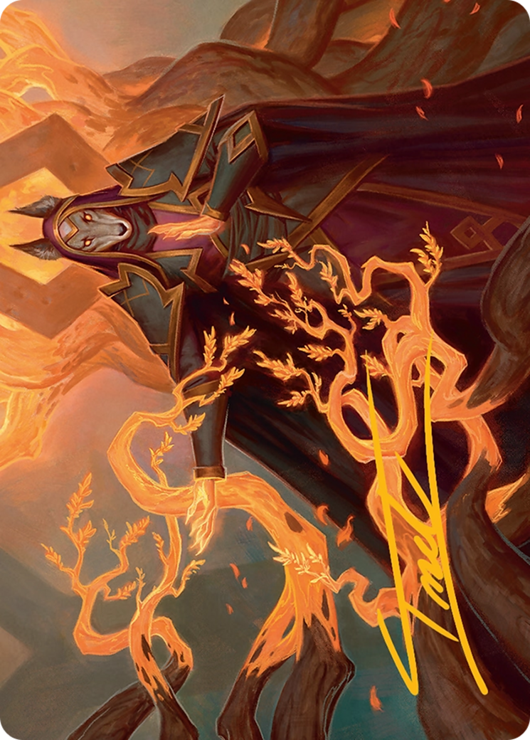Abzan Devotee Art Card (10/54) [Tarkir: Dragonstorm Art Series] | Magic Magpie
