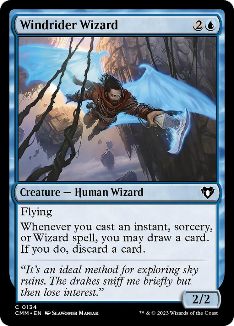 Windrider Wizard [Commander Masters] | Magic Magpie