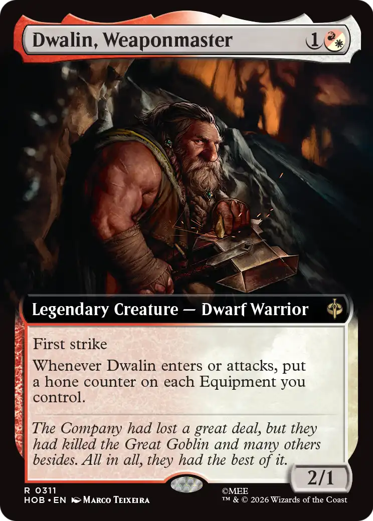 Dwalin, Weaponmaster (Extended Art) [The Hobbit] | Magic Magpie