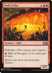 Wall of Fire [Mystery Booster] | Magic Magpie