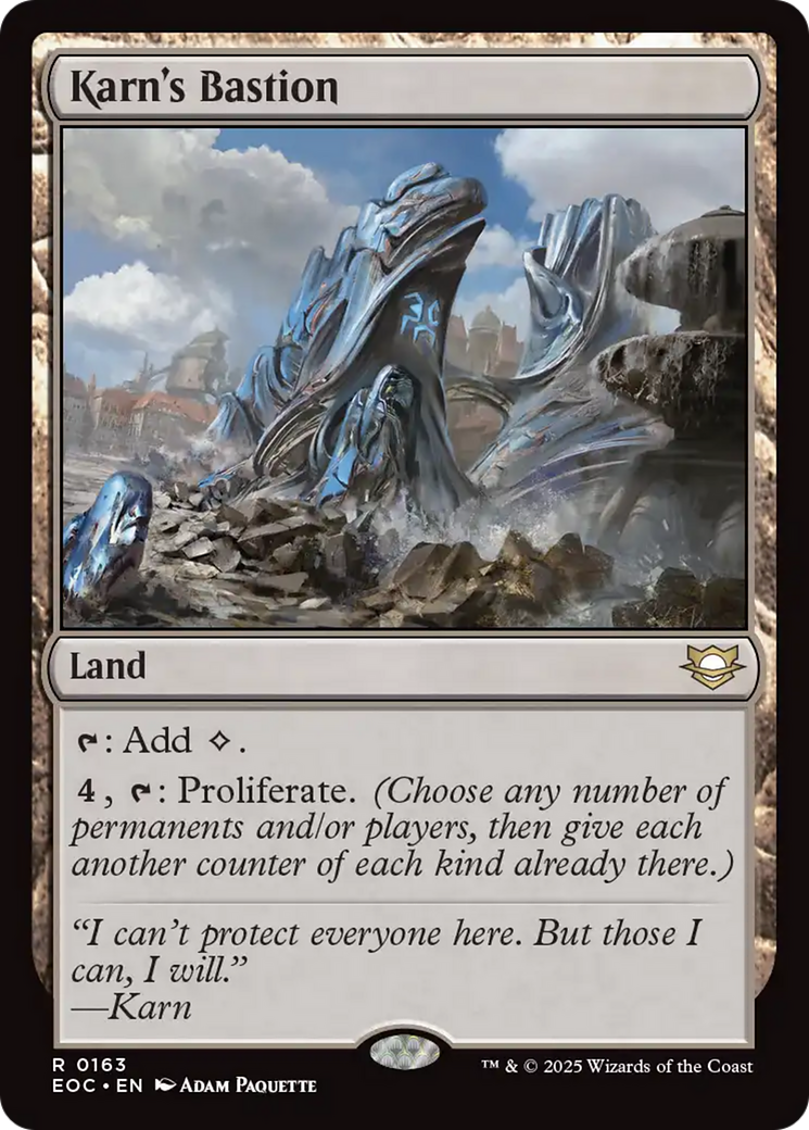 Karn's Bastion [Edge of Eternities Commander] | Magic Magpie