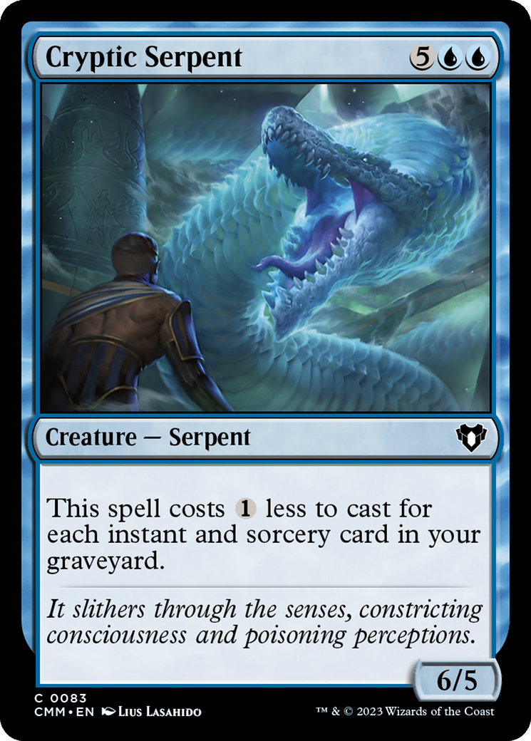 Cryptic Serpent [Commander Masters] | Magic Magpie