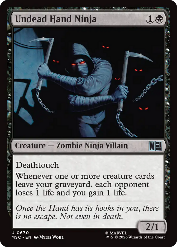 Undead Hand Ninja [Marvel Super Heroes Commander] | Magic Magpie