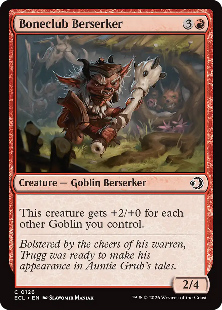 Boneclub Berserker [Lorwyn Eclipsed] | Magic Magpie