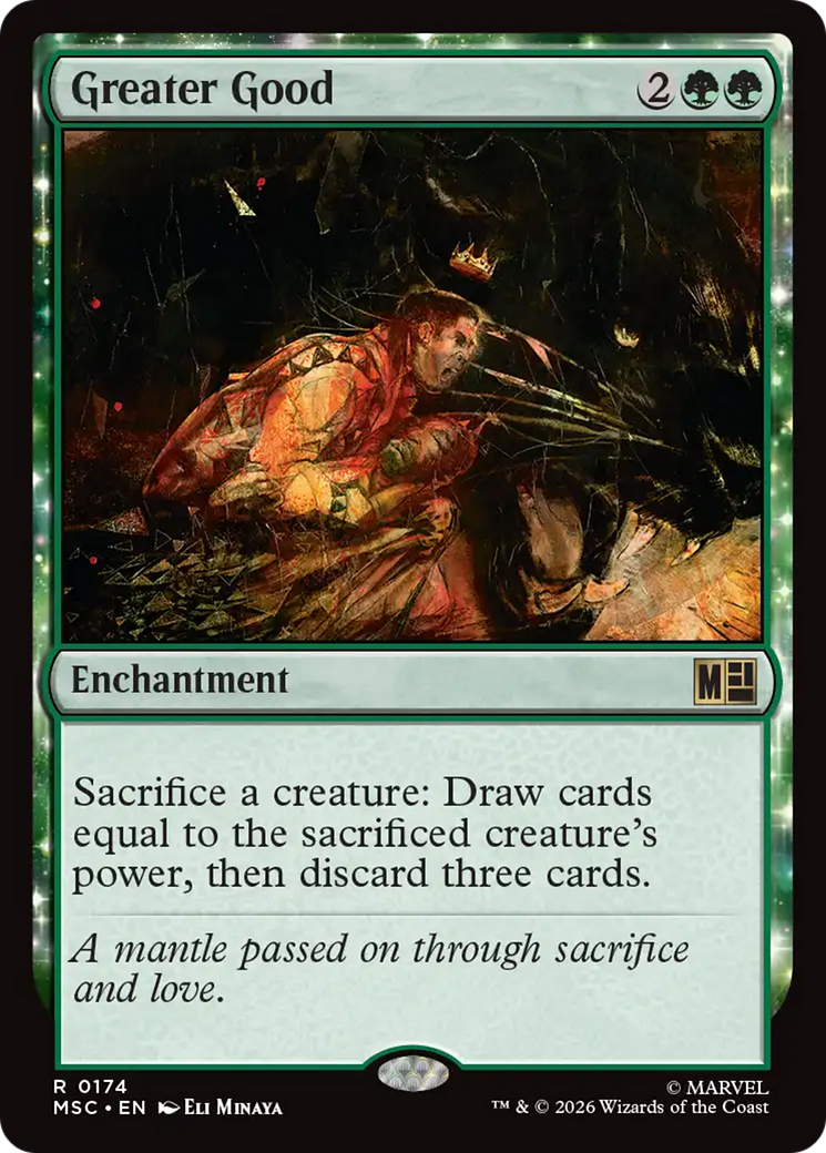 Greater Good (Surge Foil) [Marvel Super Heroes Commander] | Magic Magpie