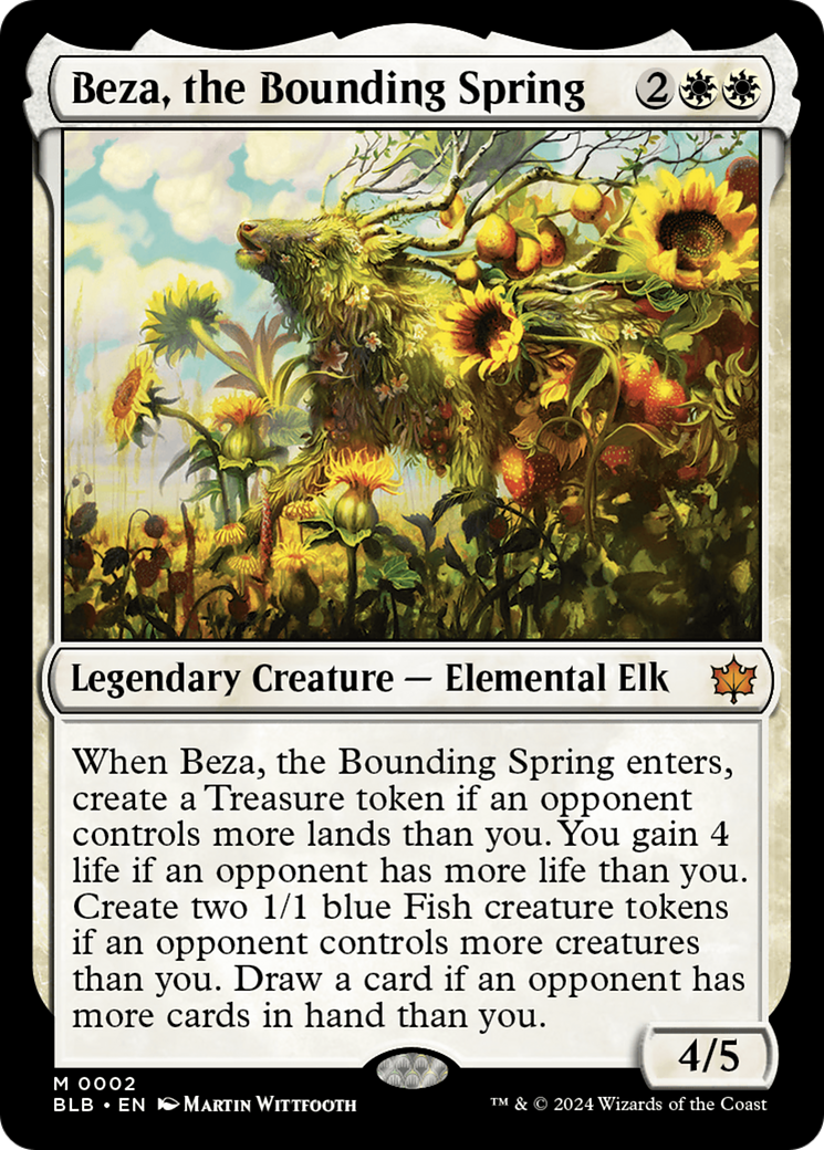 Beza, the Bounding Spring [Bloomburrow] | Magic Magpie