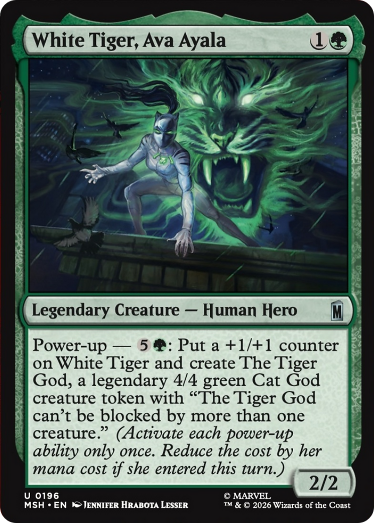 White Tiger, Ava Ayala [Marvel Super Heroes] | Magic Magpie