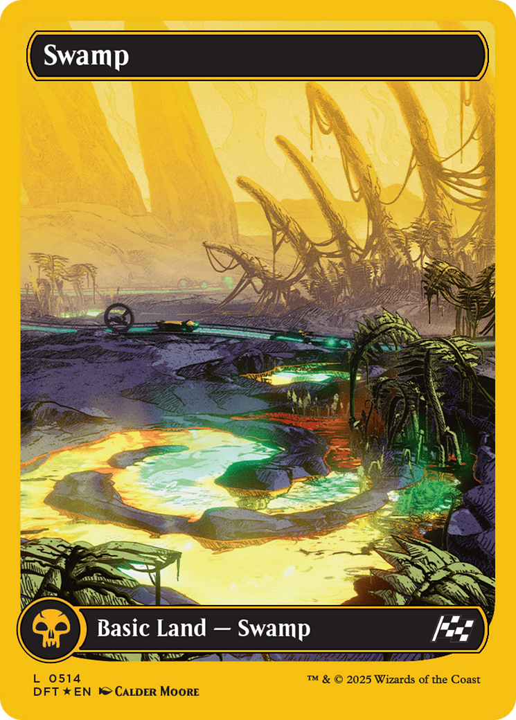 Swamp (0514) (First-Place Foil) [Aetherdrift] | Magic Magpie