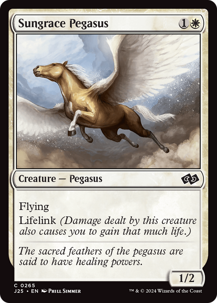 Sungrace Pegasus [Foundations Jumpstart] | Magic Magpie