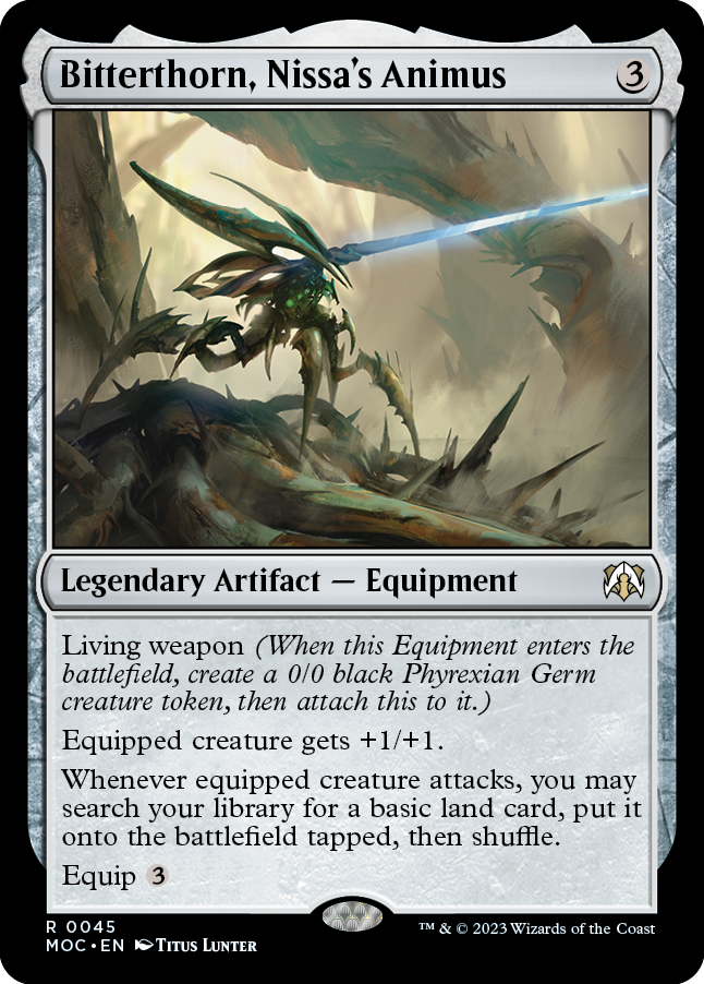 Bitterthorn, Nissa's Animus [March of the Machine Commander] | Magic Magpie