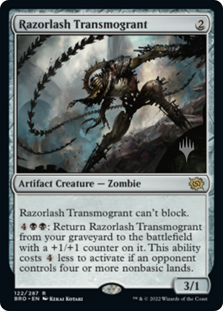 Razorlash Transmogrant (Promo Pack) [The Brothers' War Promos] | Magic Magpie