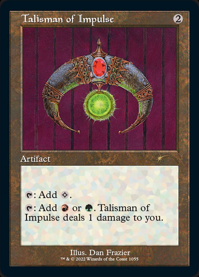 Talisman of Impulse (Foil Etched) [Secret Lair Drop Series] | Magic Magpie