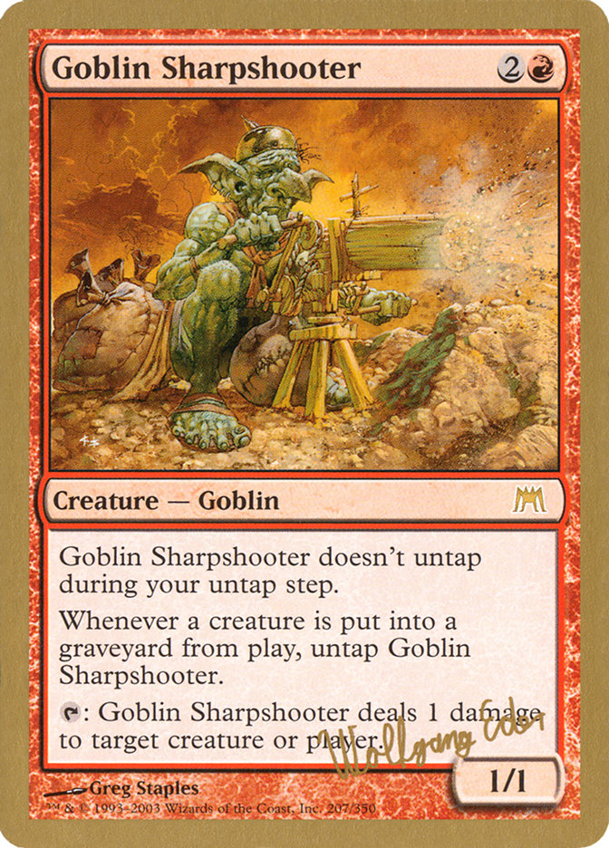 Goblin Sharpshooter (Wolfgang Eder) [World Championship Decks 2003] | Magic Magpie