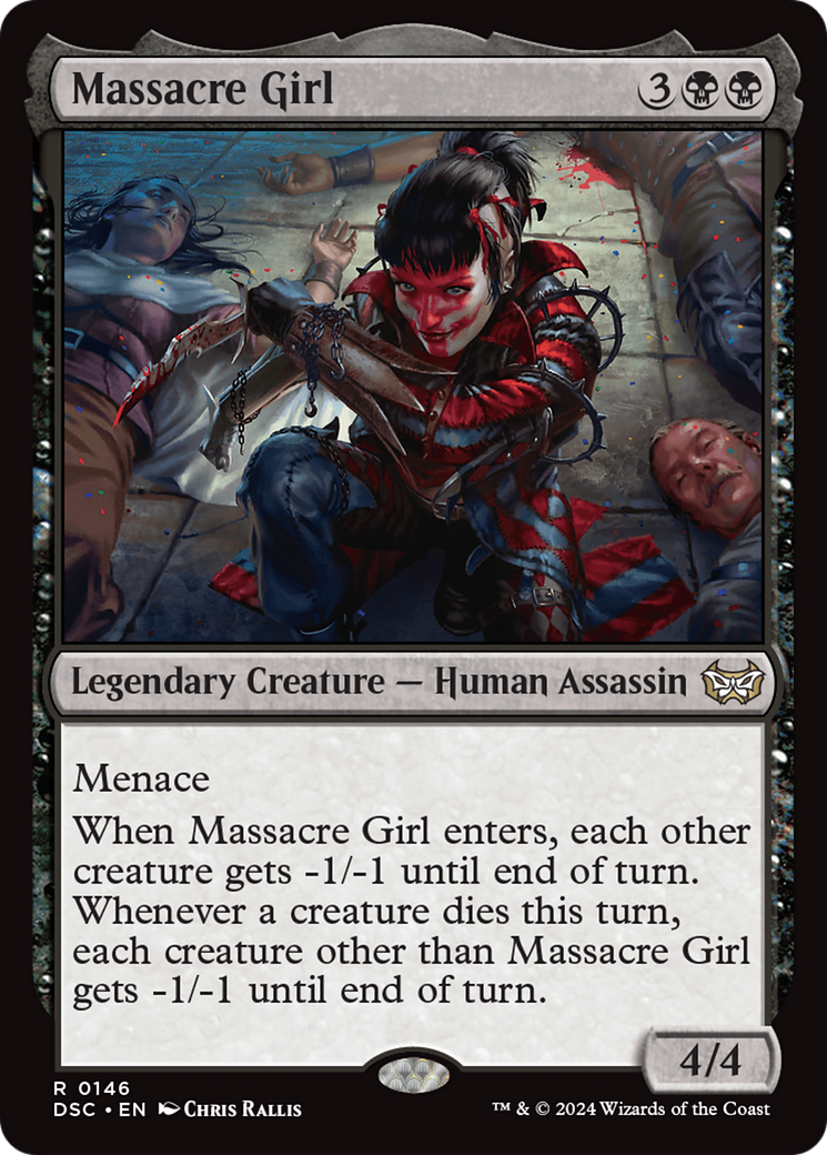 Massacre Girl [Duskmourn: House of Horror Commander] | Magic Magpie