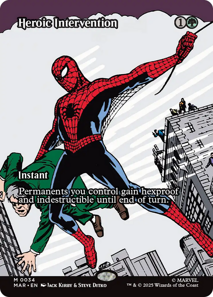 Heroic Intervention (Borderless) [Marvel's Spider-Man: Eternal-Legal] | Magic Magpie