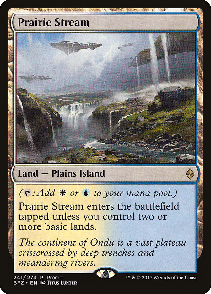 Prairie Stream (Promo) [Standard Showdown Promos] | Magic Magpie