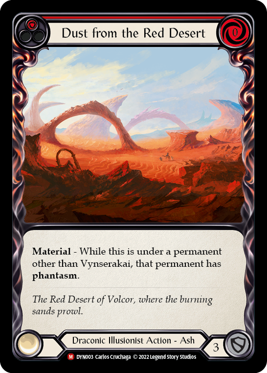 Dust from the Red Desert [DYN003] (Dynasty)  Rainbow Foil | Magic Magpie