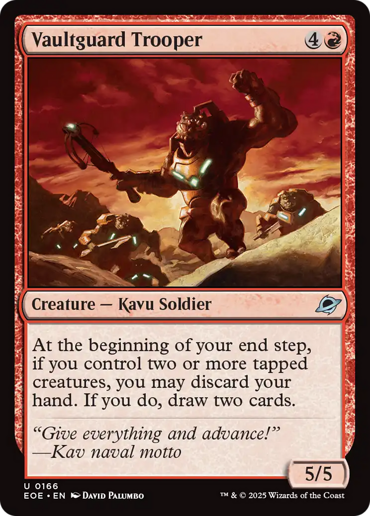 Vaultguard Trooper [Edge of Eternities] | Magic Magpie