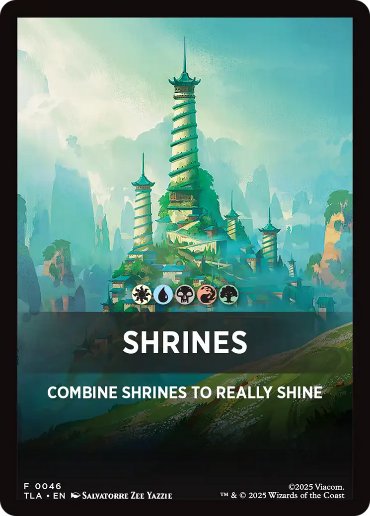 Shrines Theme Card [Avatar: The Last Airbender Tokens] | Magic Magpie