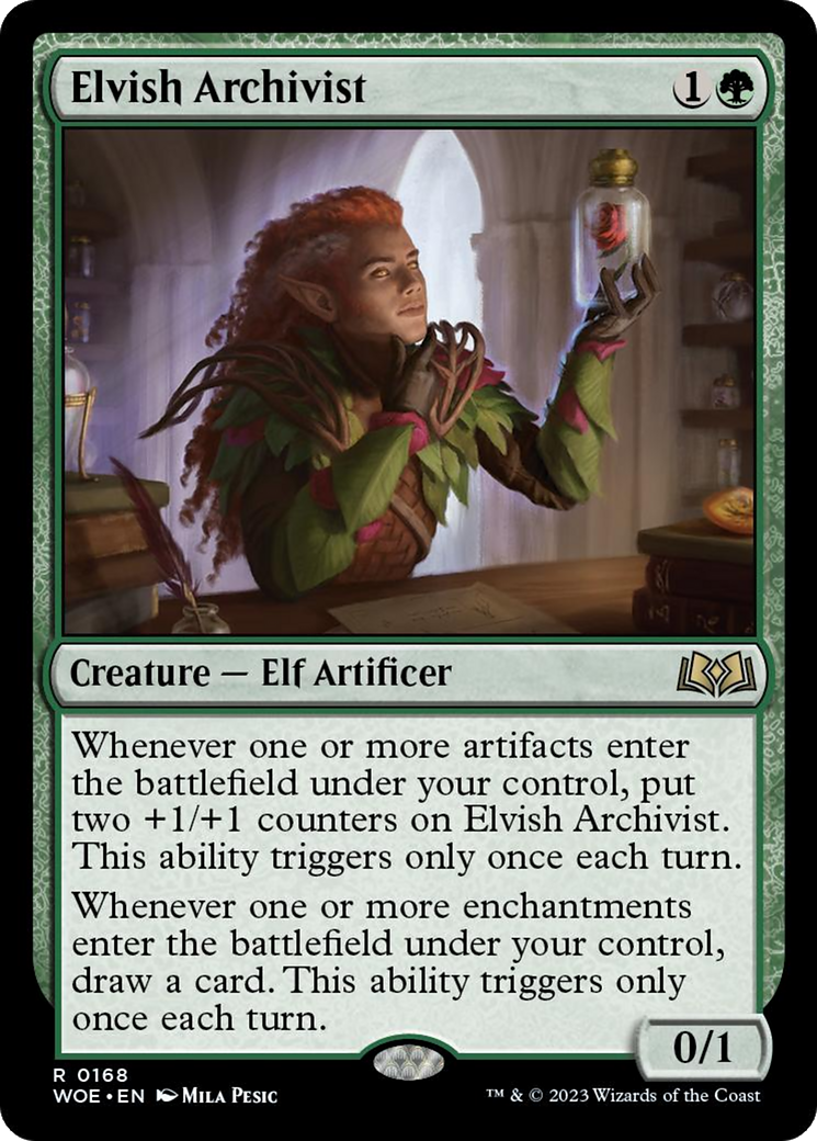 Elvish Archivist [Wilds of Eldraine] | Magic Magpie