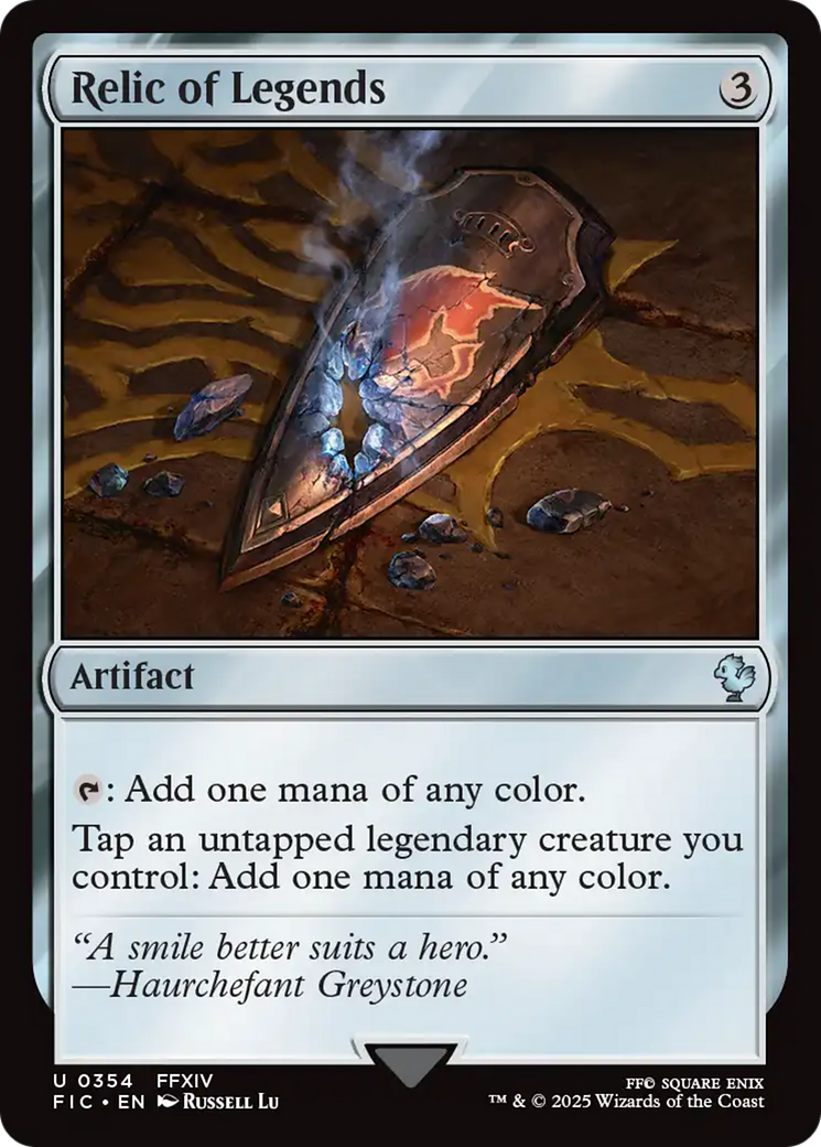Relic of Legends [FINAL FANTASY Commander] | Magic Magpie