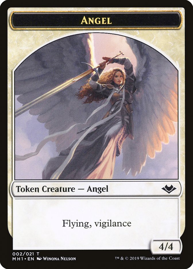 Shapeshifter (001) // Angel (002) Double-Sided Token [Modern Horizons Tokens] | Magic Magpie